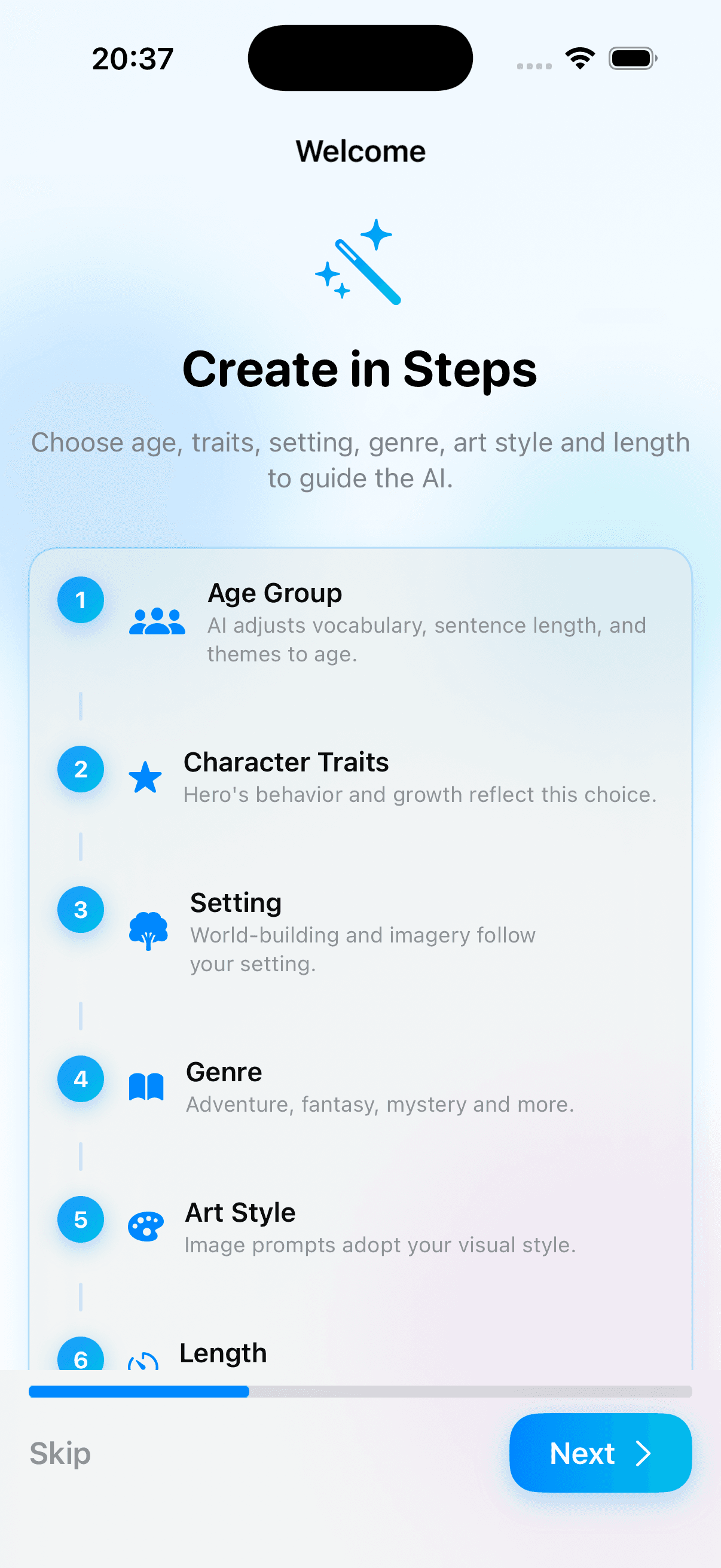 TaleMaker App Screenshot 2